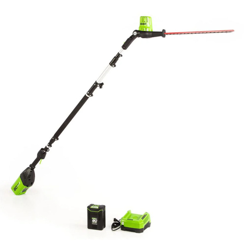 20" Pole Hedge Trimmer with 2.0Ah Battery and  4A Rapid Charger